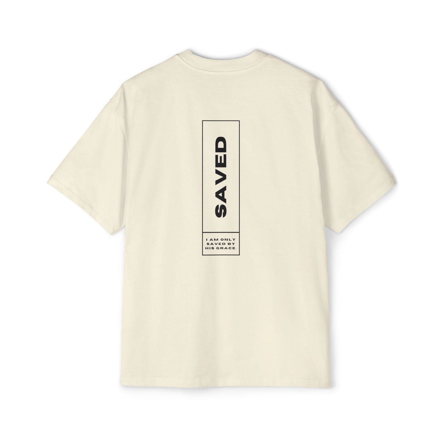 Heavy Oversized Tee - 'Saved'