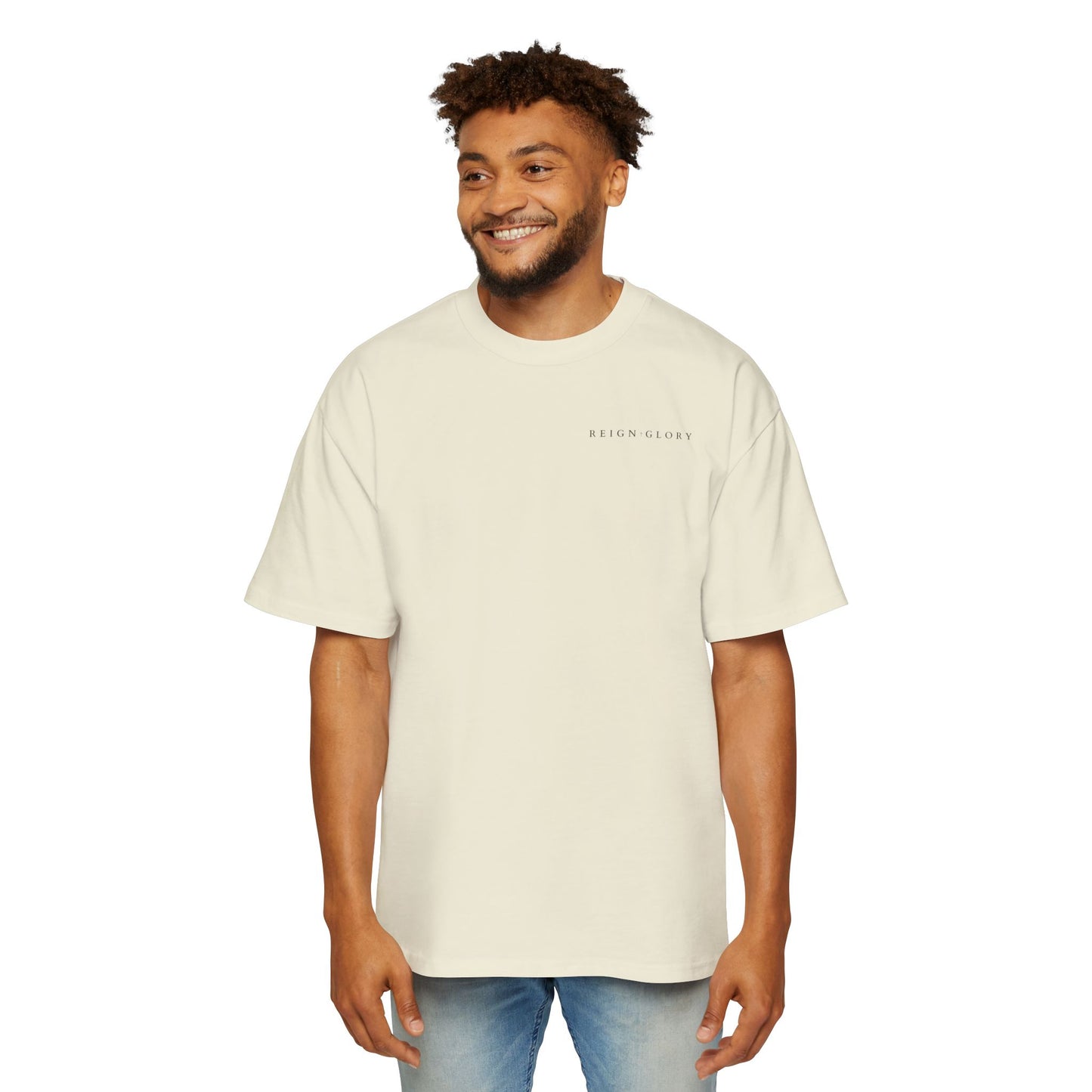 Heavy Oversized Tee - 'Saved'