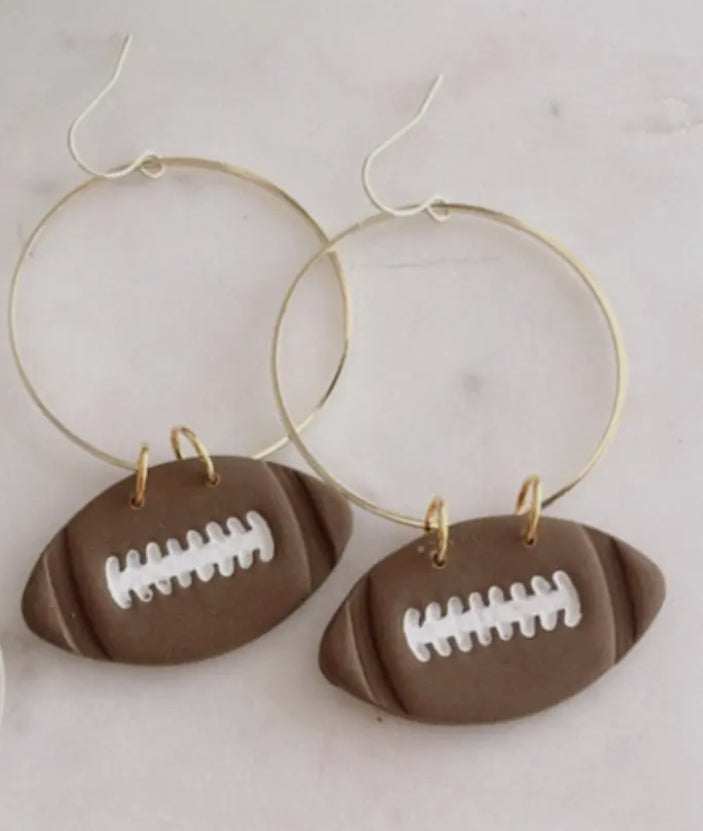 Football Earrings