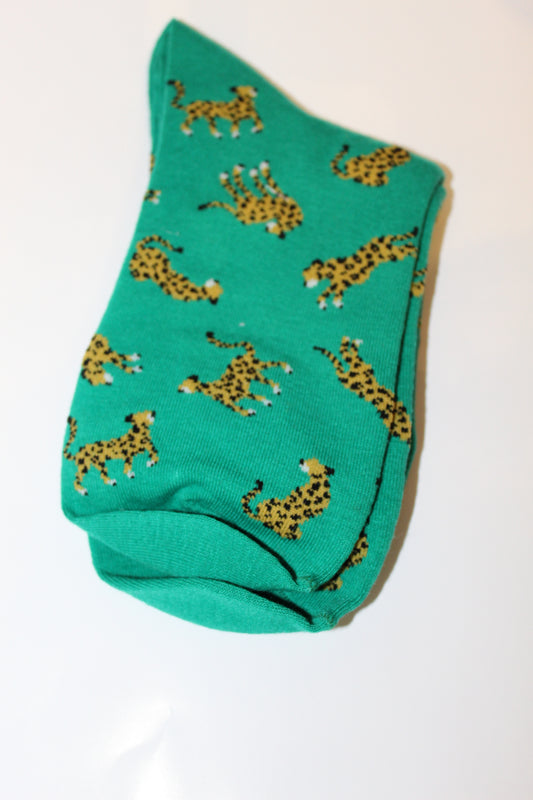 Wild + Cozy Cheetah Socks