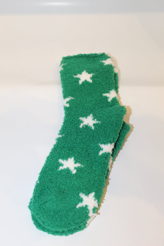 Holly, Jolly, Starry Socks